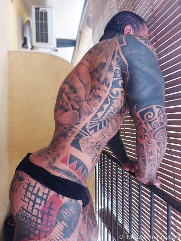 Showing those curves in front of the window