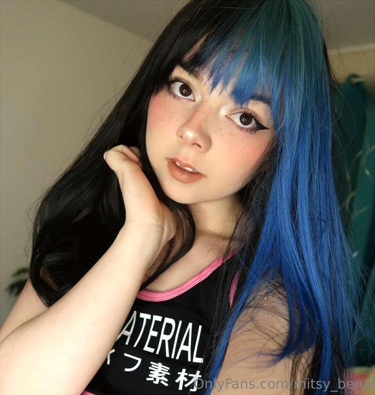 The first pic is me testing out a new E-girl makeup style, I..