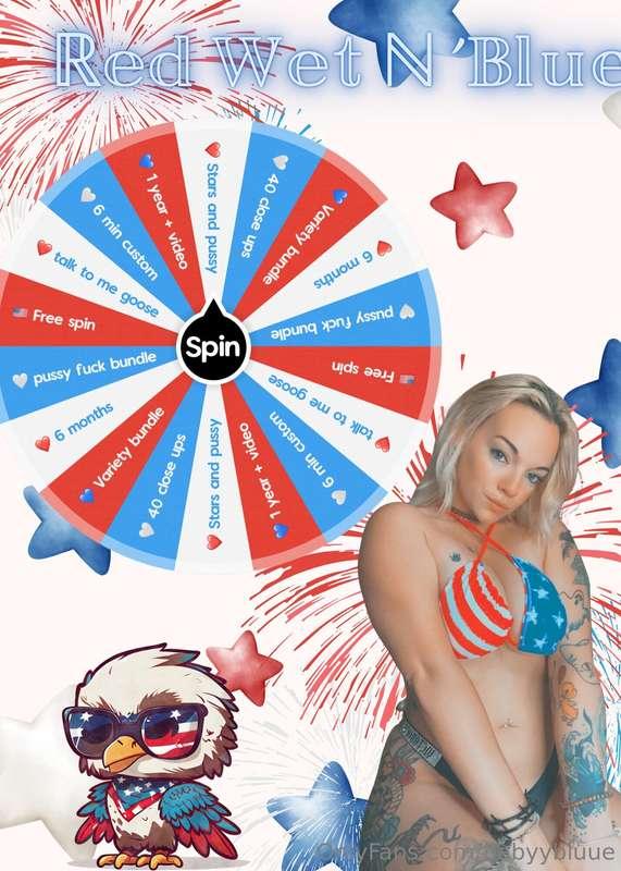 ℝ𝕖𝕕 𝕎𝕖𝕥 𝕟' 𝔹𝕝𝕦𝕖What better way to celebrate independence tha..