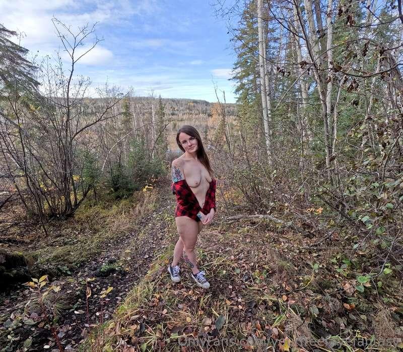 My small tits love getting fresh air! 😏