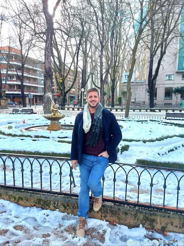 Today a white day in Spain.