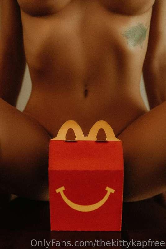 One Happy Meal 😜 Can we enjoy it together?? 
Cum over to @th..