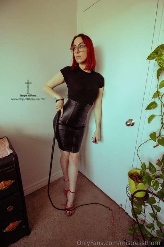Don't you love seeing me with a whip in my hand?