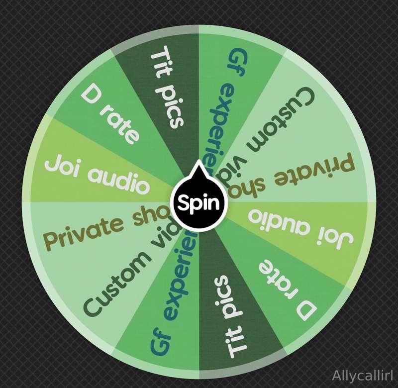 🍀 *Feeling Lucky?* 🍀 
 $10- one spin 
$15- two spins