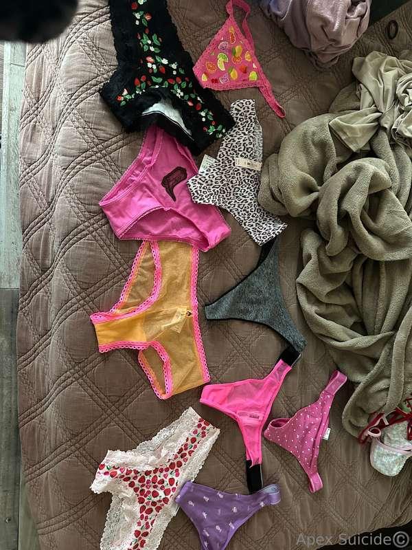 New panties cause people bought almost all the ones I had lo..