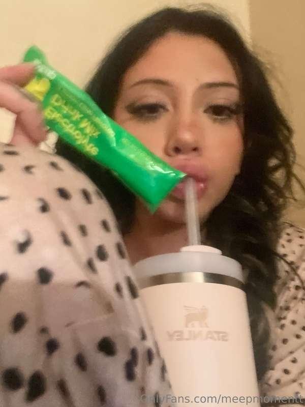 Staying hydrated for my live tomorrow 👀 make sure you don’t ..