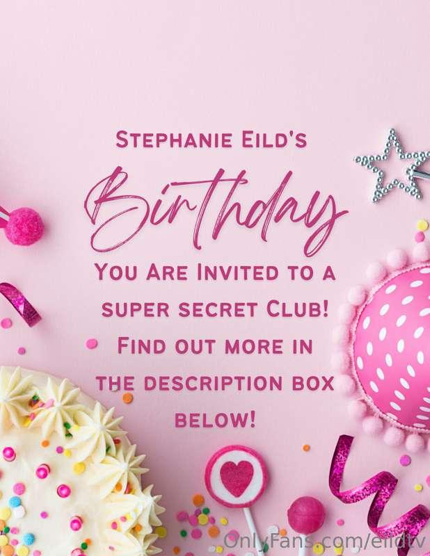 AH! I am so so so excited for this month! My birthday is the..