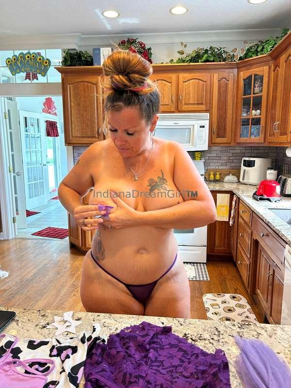 Did you watch the purple lingerie YouTube?