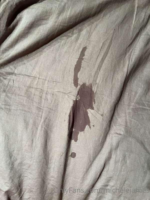 Find out why there’s a wet spot on my side of the bed… subsc..