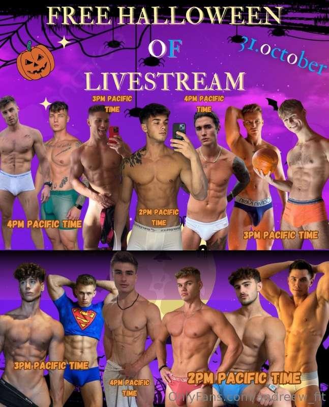 Free Halloween LIVESTREAM👻 🎃 Join for free👇 Let’s get this p..