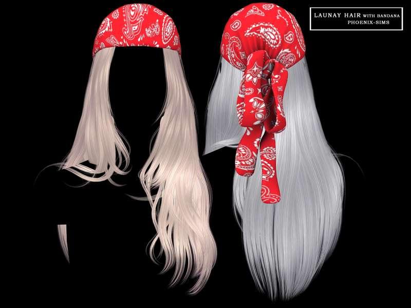 LAUNAY HAIR WITH BANDANA