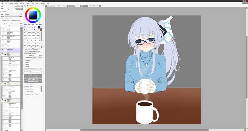 More progress on Rei's date~
