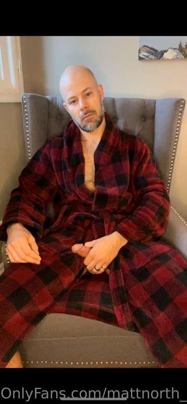 Wanna see me open up my robe, slip out my dick, and stroke? ..