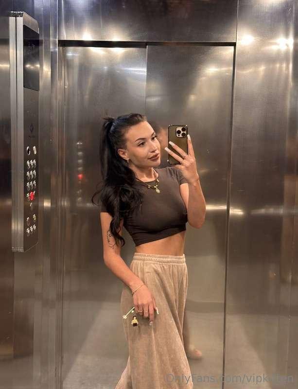 Not taking a mirror selfie in the elevator should be conside..