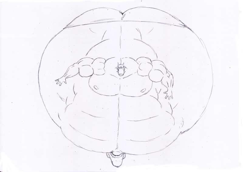 Bulking Season Going Well part 2 and 3 sketches