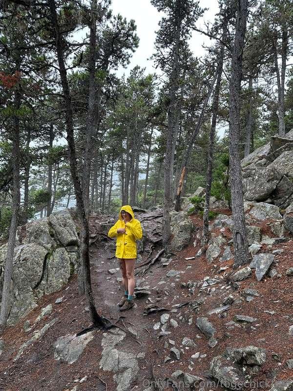 Tip $8 to unlock flashing and naked hiking on a PUBLIC ALASK..