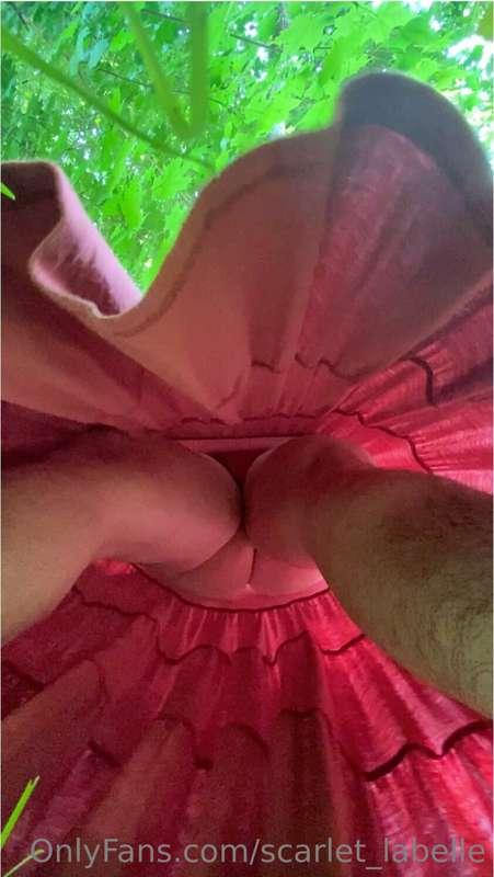 POV- You're looking up from underneath me while I'm wearing ..