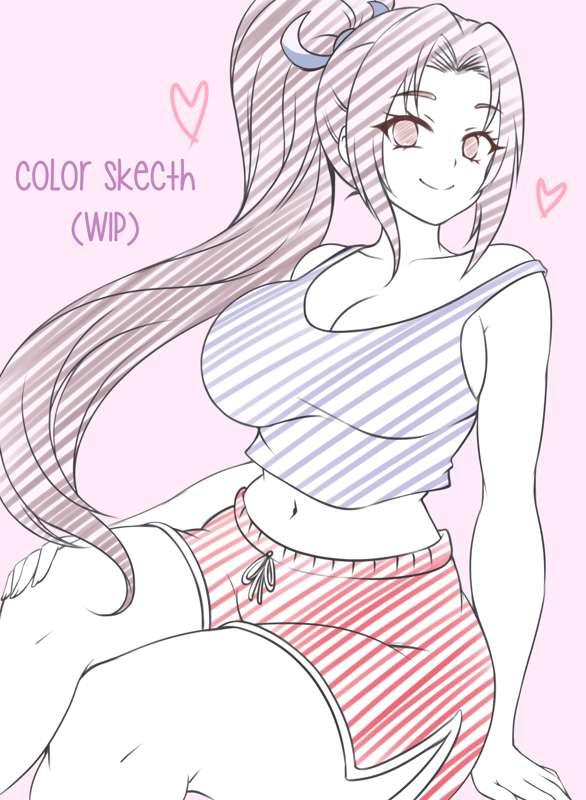 Mai Shiranui❤～Color Skecth (WIP)