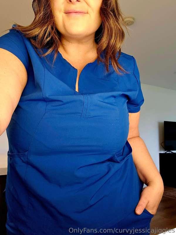 Ever wonder what your nurse looks like with or without cloth..