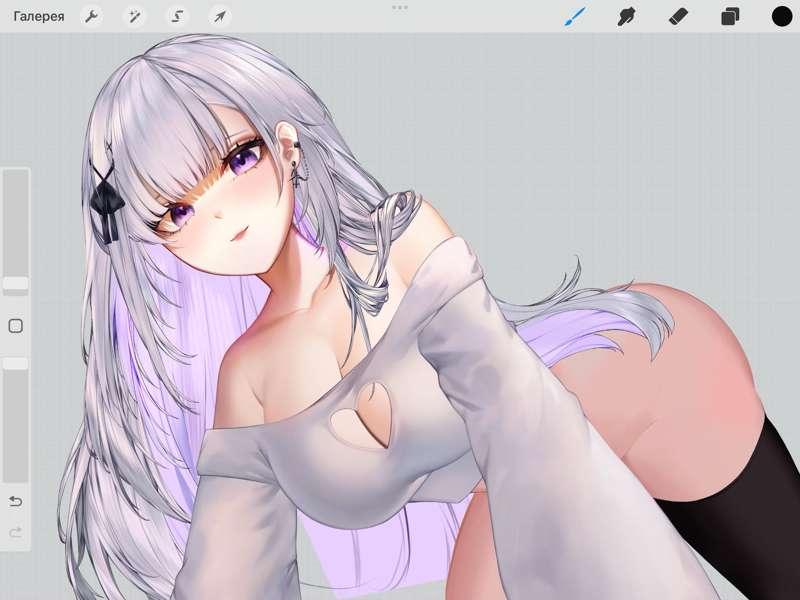 WIP of my new ASMR model 🫣