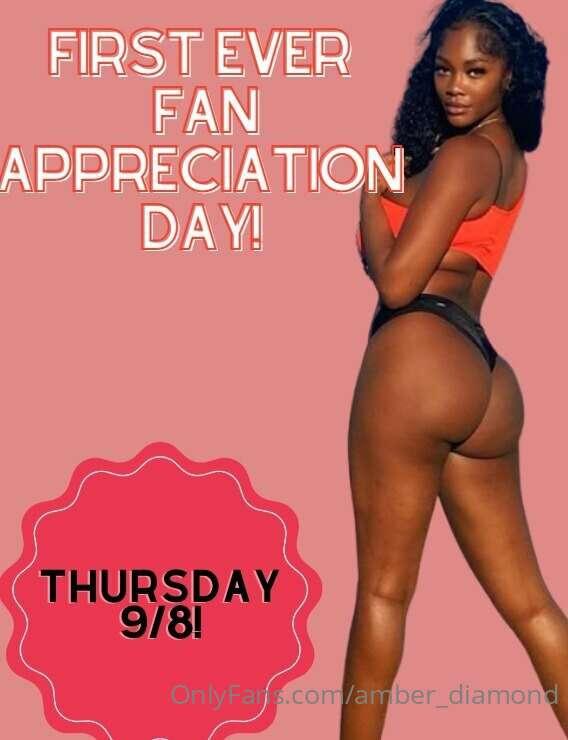 **Having my first ever Fan Appreciation Day** this Thursday ..
