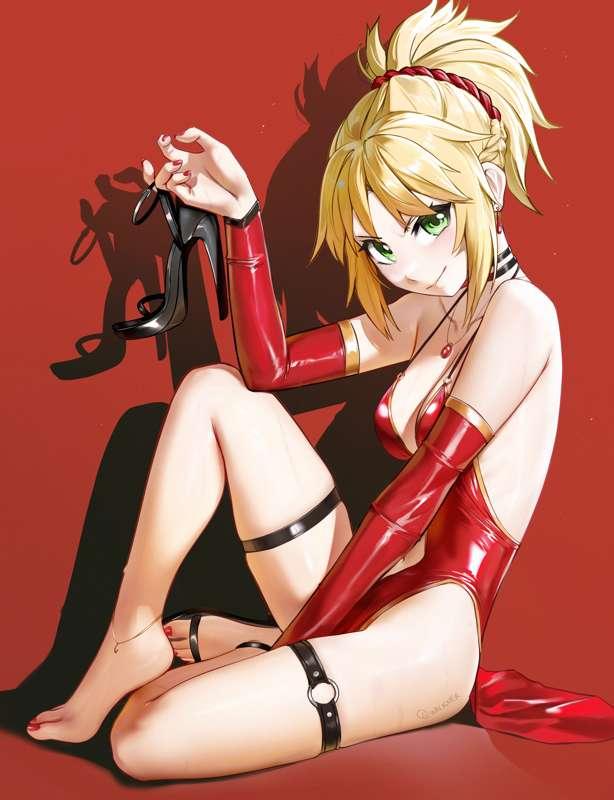 [R-18] Mordred gala suit + NSFW variations