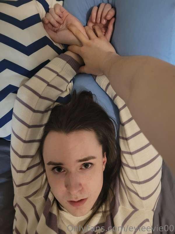 My new friend likes pinning me down a little, can you tell I..