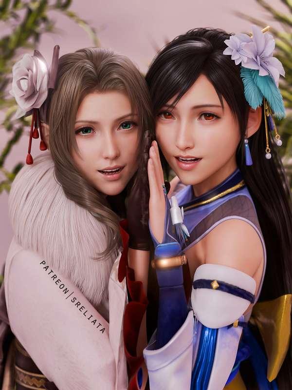 [EVER CRISIS] Tifa & Aerith new Year - 4K