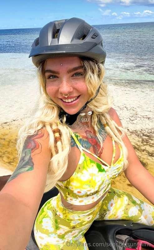 Taking a ride down the coastline and enjoying the beautiful ..
