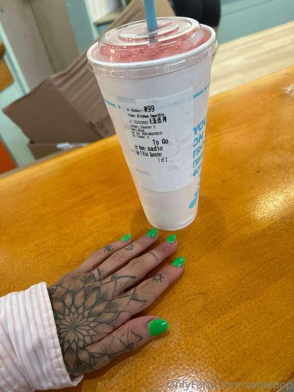 New nail color only fans saw it first