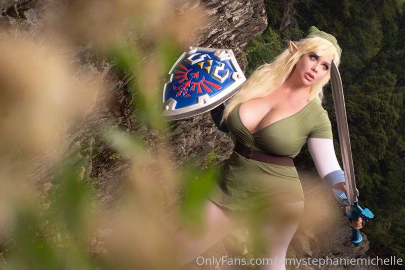 Oh no! Ganon turned Link into a huge titted, cock craving bi..
