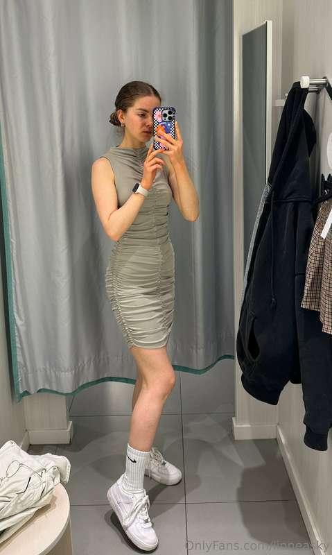 Do you like the dress? 👗✨