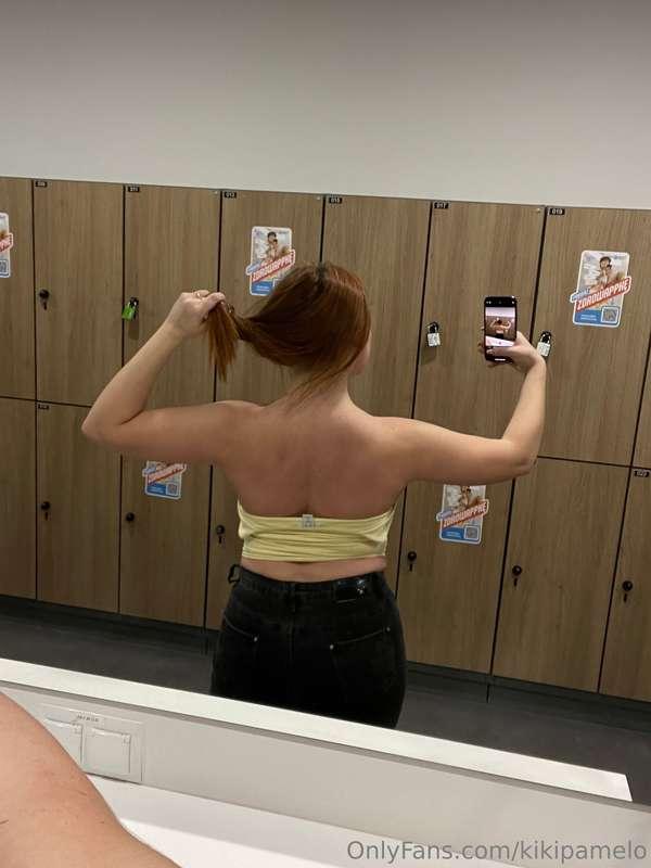 Back at the gym again, but found the perfect spot for your k..