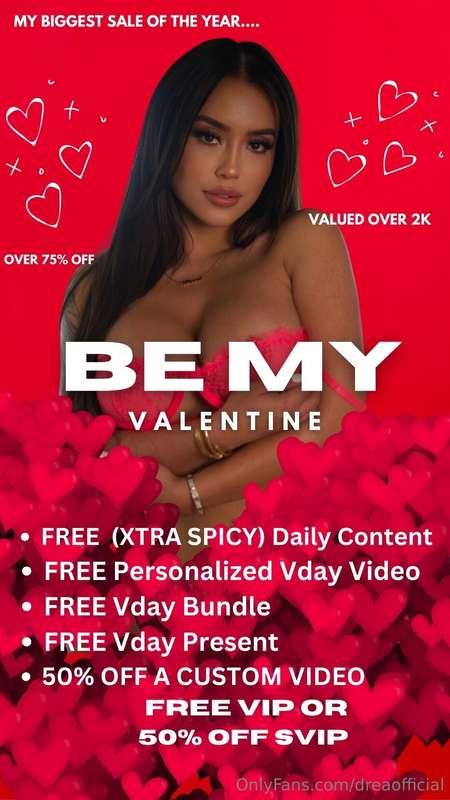 ***Be my Valentine???*** 🥹🥰 From now until Valentine’s Day y..