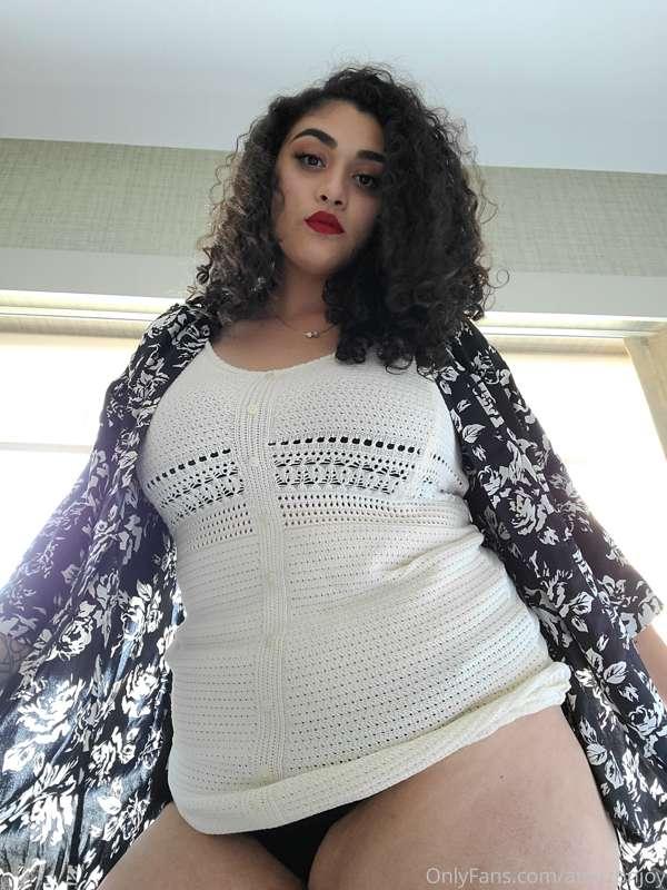 Imagine me towering over you