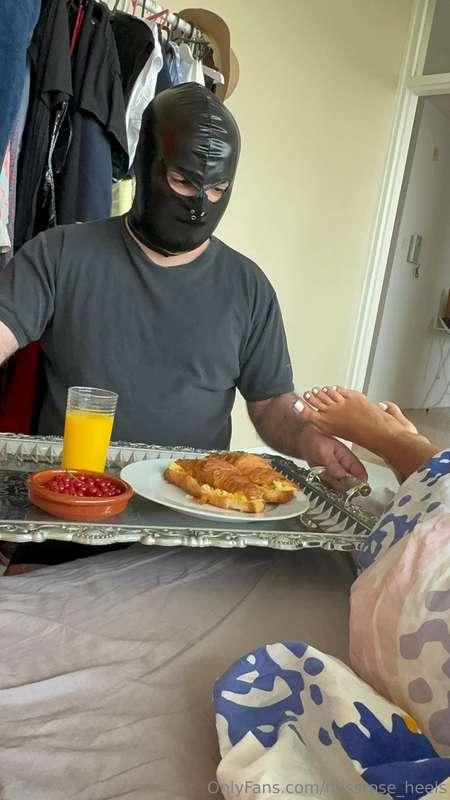Breakfast in bed