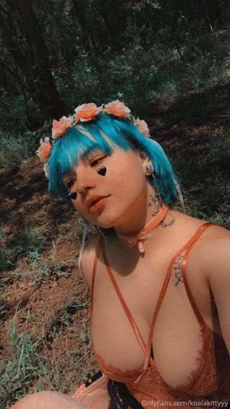 The forest was lovely!💙🌿🦋🐛
