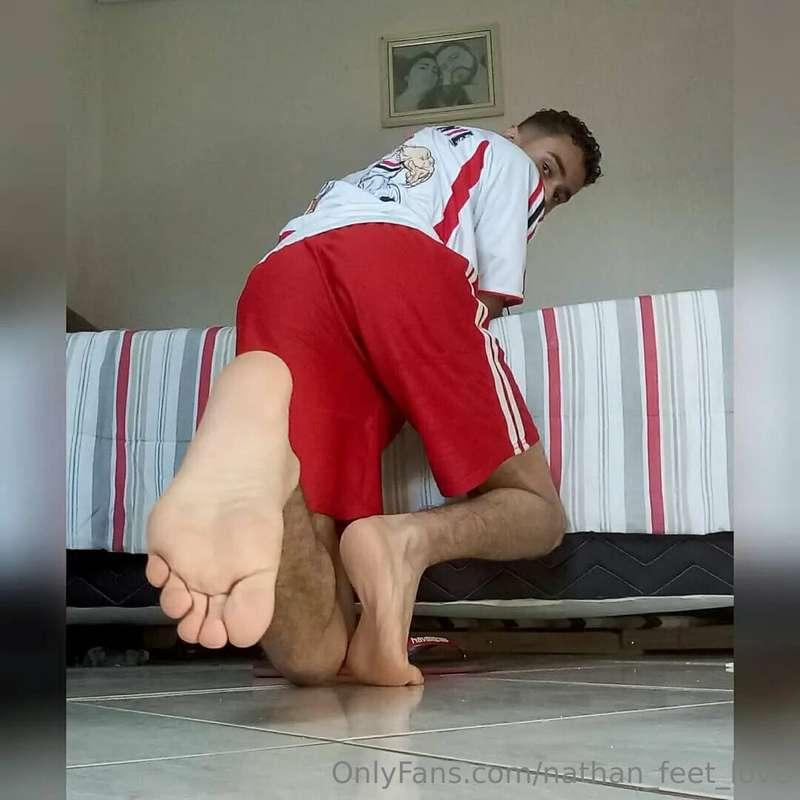 after playing football ⚽️ my soles are asking for a tongue 👅