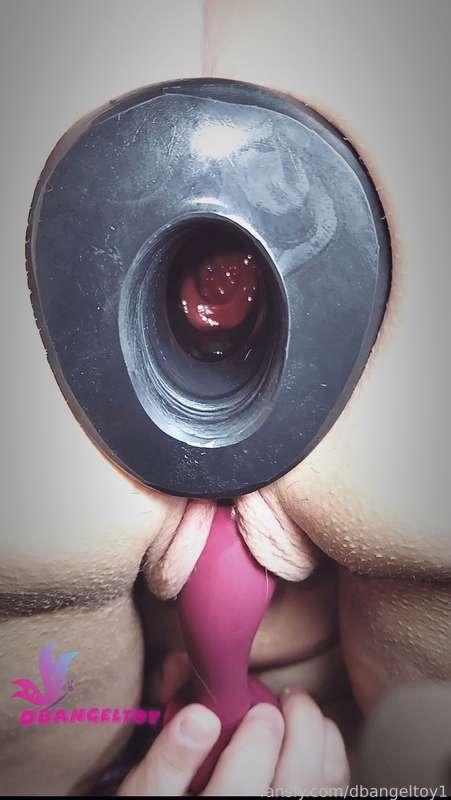 This is the medium size I just baught the large 😵 hope I can handle it 🕳. Going to be so open xoxox #fyp #tunnelplug #oxballs #pighole #dbangeltoy #gape #anal #insides 