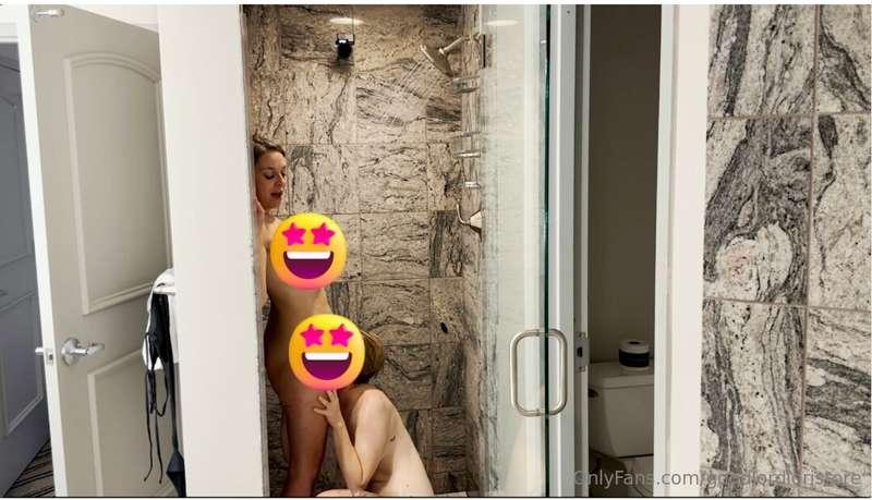 ***G/G Shower Vid***  First Joi and I soap each other up whi..