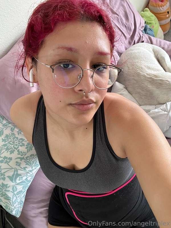 post workout glow and sum boobies