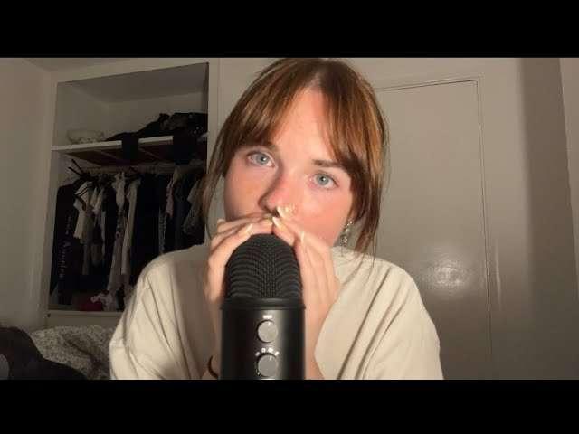 ASMR WET AND DRY MOUTSOUNDS AND HANDSOUNDS