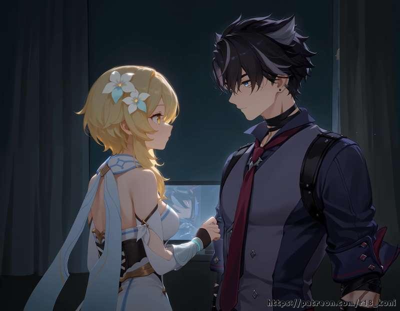 [R-18] Lumine's Fontaine Journey (Part 2) - Genshin Impact