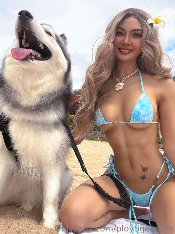 ⛱️ 🐺 👱🏼‍♀️