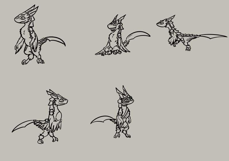 Cute enolaraptors