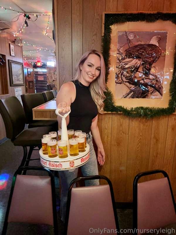 Would you rather have me....

$5 - as your server?
$10 - out..