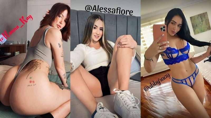 🔥😈 @HANNA_RAY 😈🔥💖🦋 @AlessaFiore 🦋⚡️💛 @abbyraay 💛⚡️