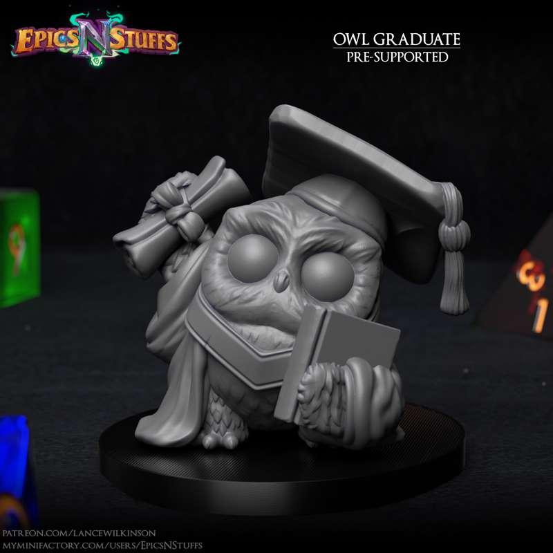 Time to put that art degree to use! Owlkin Graduate