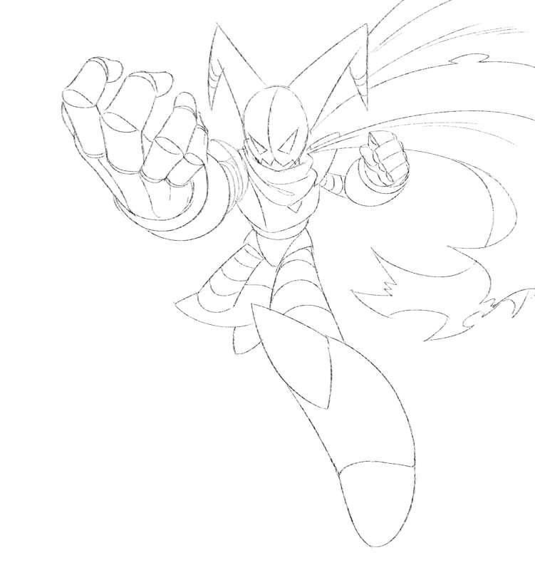 Red Jester (Lineart)