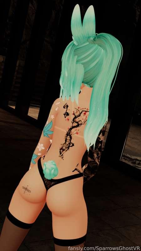 Kiss my back~ 

#vr #anime #bunny #tattoos #booty #slut #goth #fyp